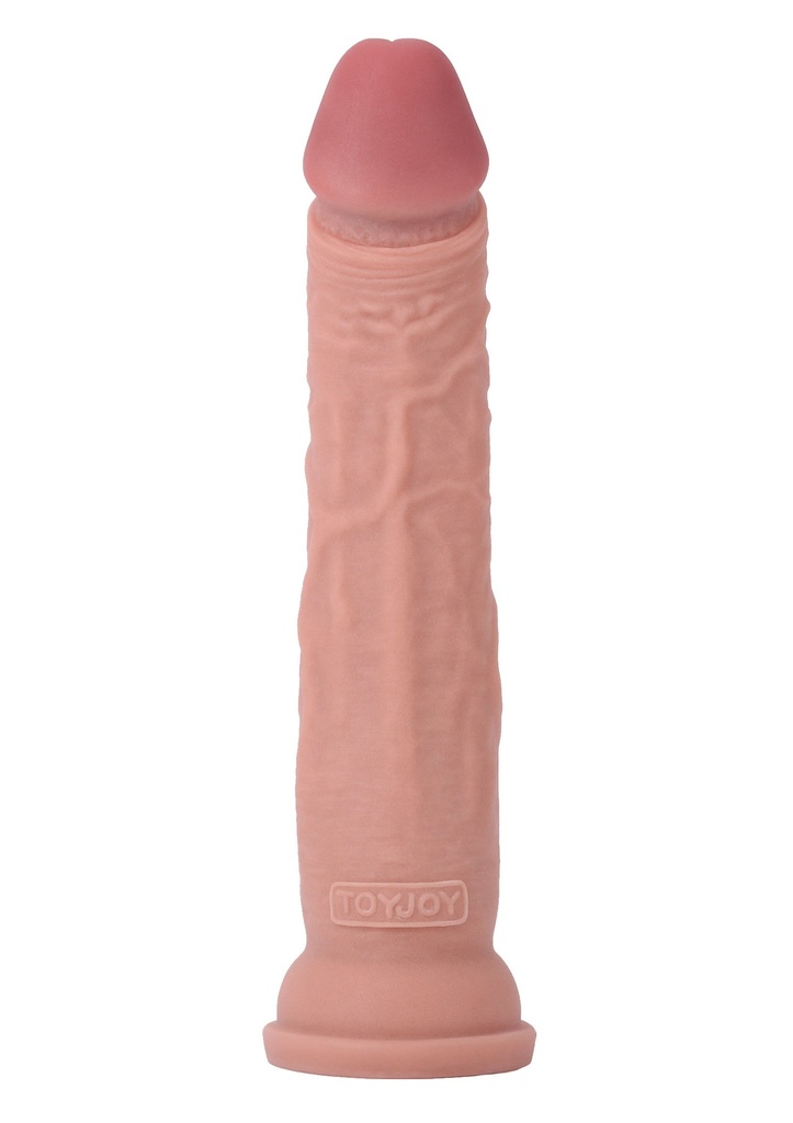 [10122-SKIN] Deluxe Dual Density Dong TPE 33 cm