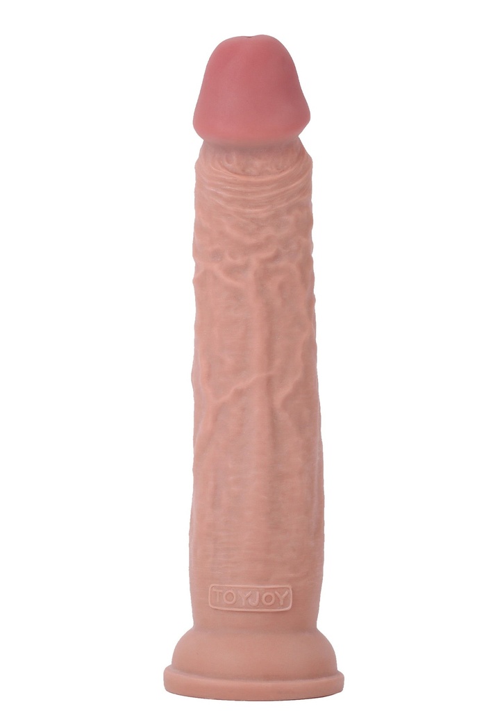 [10123-SKIN] Deluxe Dual Density Dong TPE 26 cm