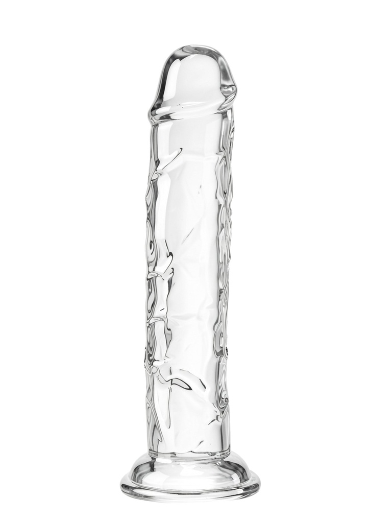 [10127-CLEAR] Clear Dong TPE 19 cm