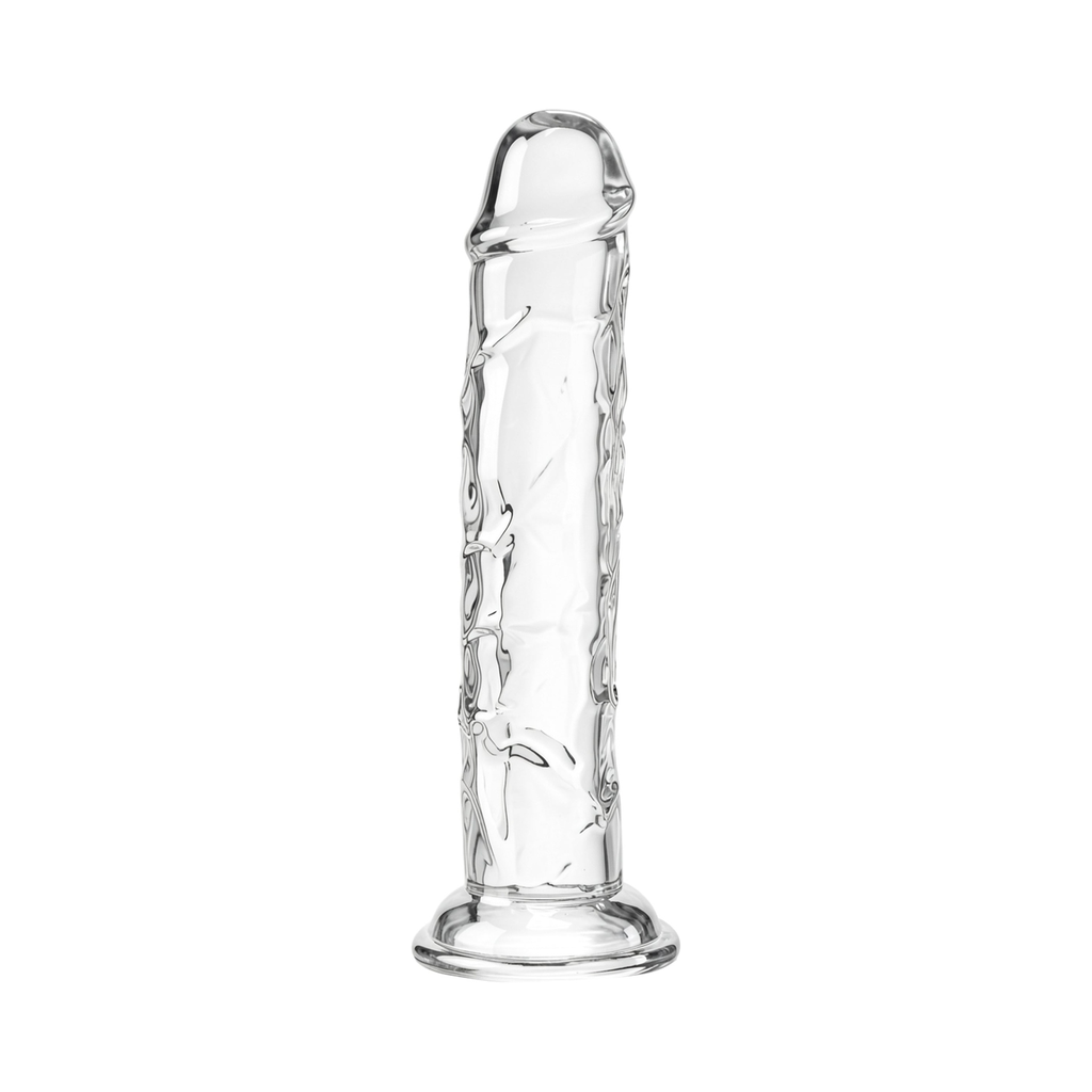 [10127-CLEAR] ToyJoy Clear Dong TPE 19 cm