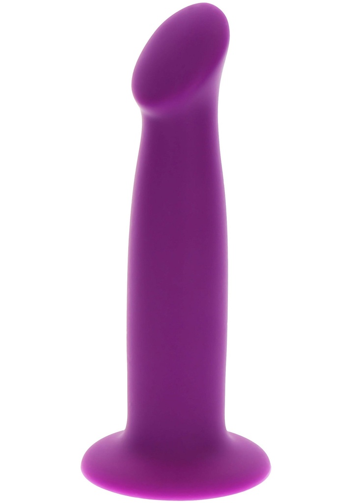 [10144-PURPLE] Harness Dong Goodhead Silicone 16 cm