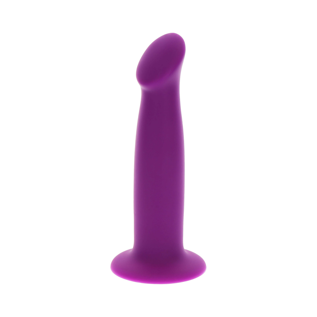 [10144-PURPLE] ToyJoy Harness Dong Goodhead Silicone 16 cm