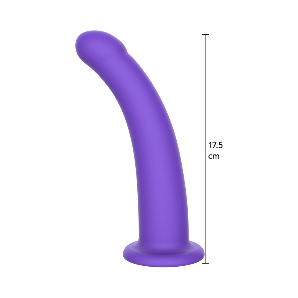 [10149-PURPLE] ToyJoy Harness Dong Silicone L