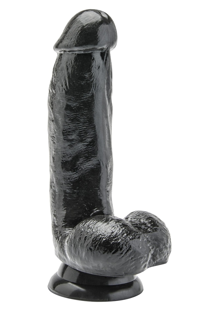 [10165-BLACK] Dildo PVC 15 cm (BLACK)