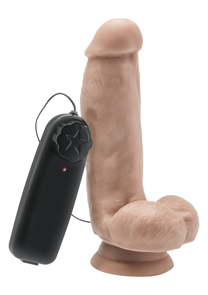 [10170-SKIN] Vibrating Dildo PVC 15 cm
