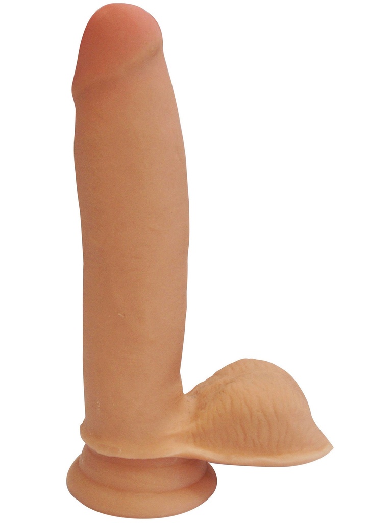 [10175-SKIN] Dual Density Dildo TPE 18 cm