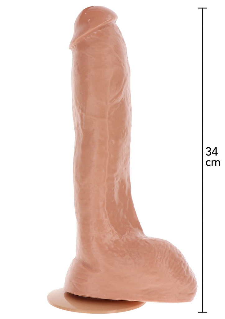 [10208-SKIN] Extreme XXXL Dildo PVC 34 cm