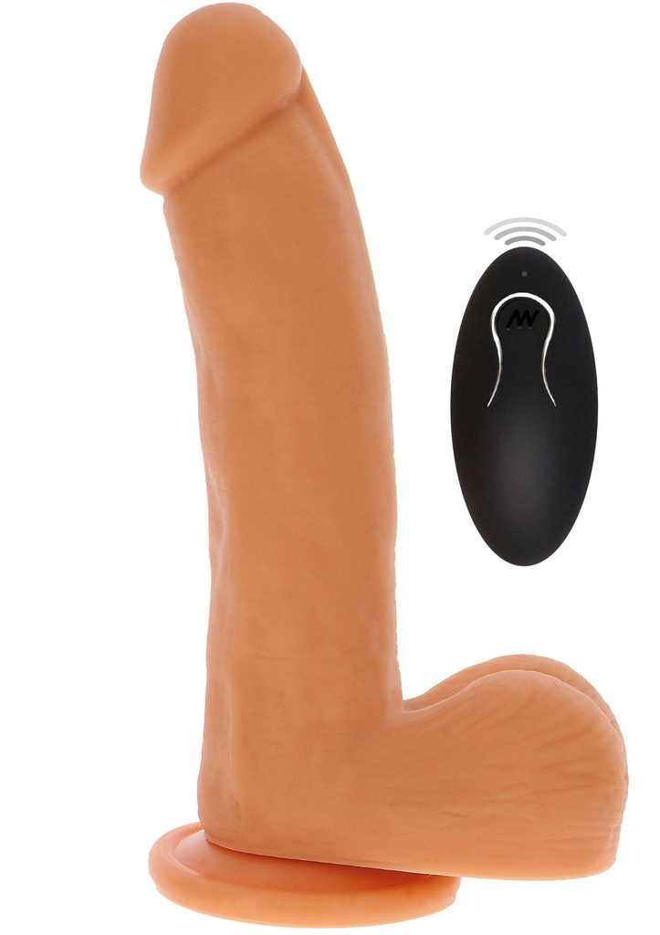 [10212-SKIN] Naked Thrusting Dildo Silicone 19.5 cm