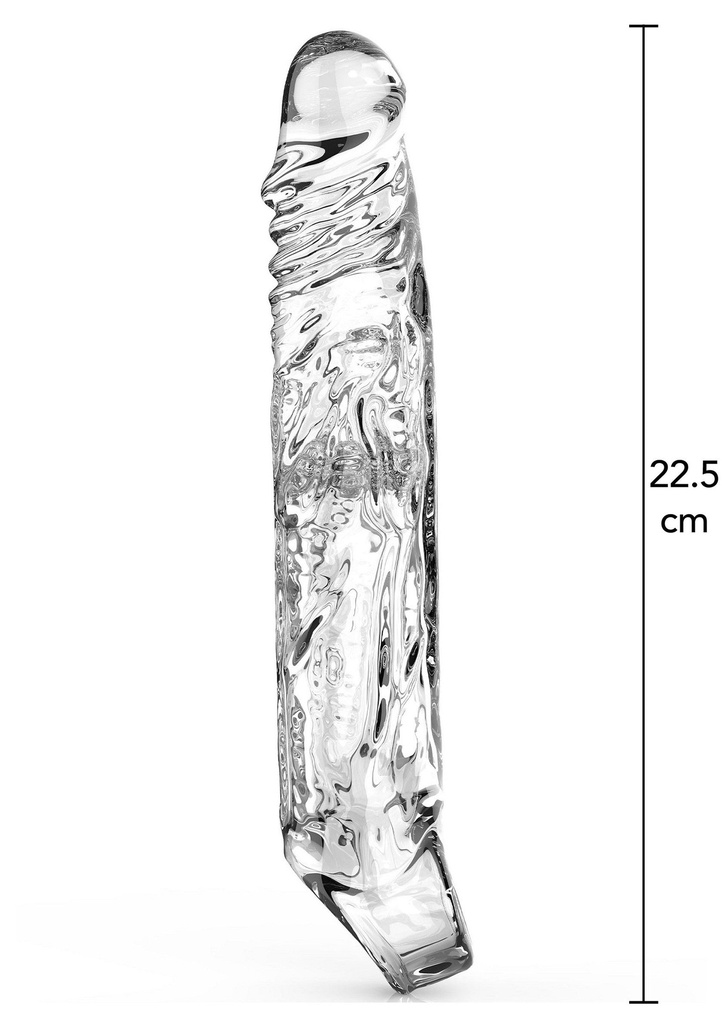 [10215-CLEAR] ToyJoy Extension Sleeve TPE XL 22.5 cm (CLEAR)