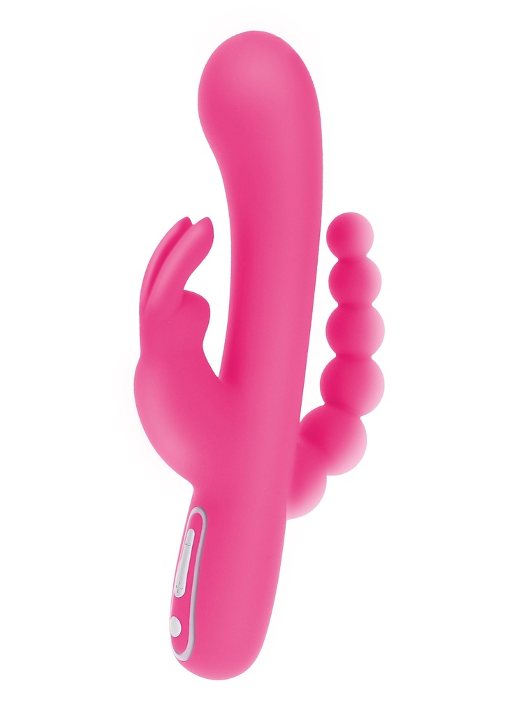 [10269-PINK] Tripple Pleasure Vibrator