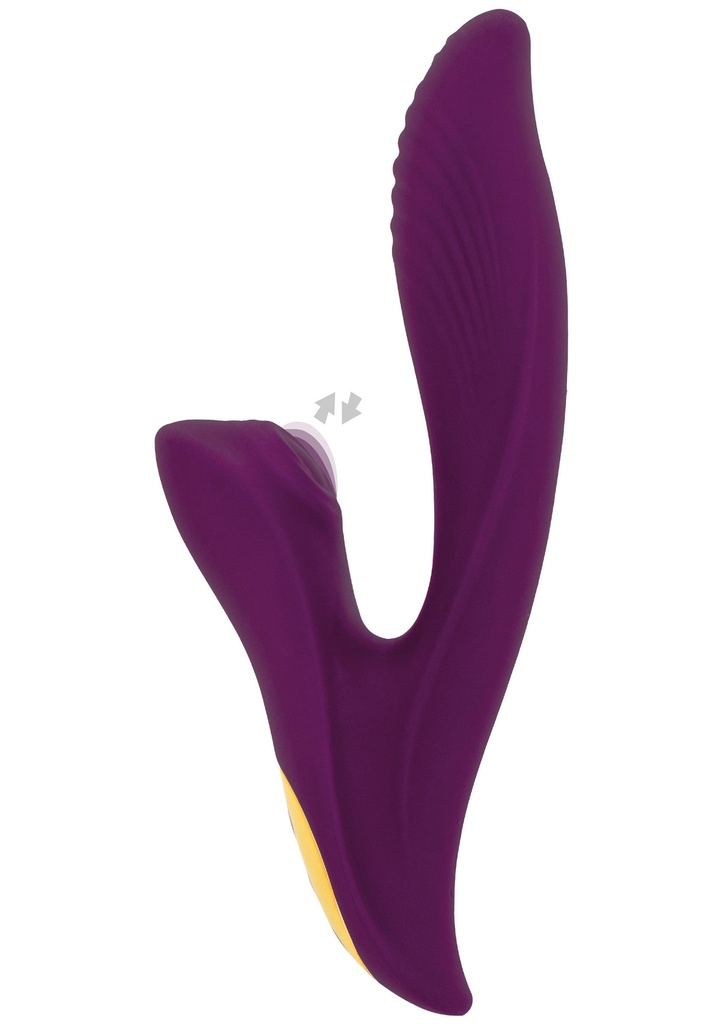 [10370-PURPLE] Athena Tapping Sensation Vibrator