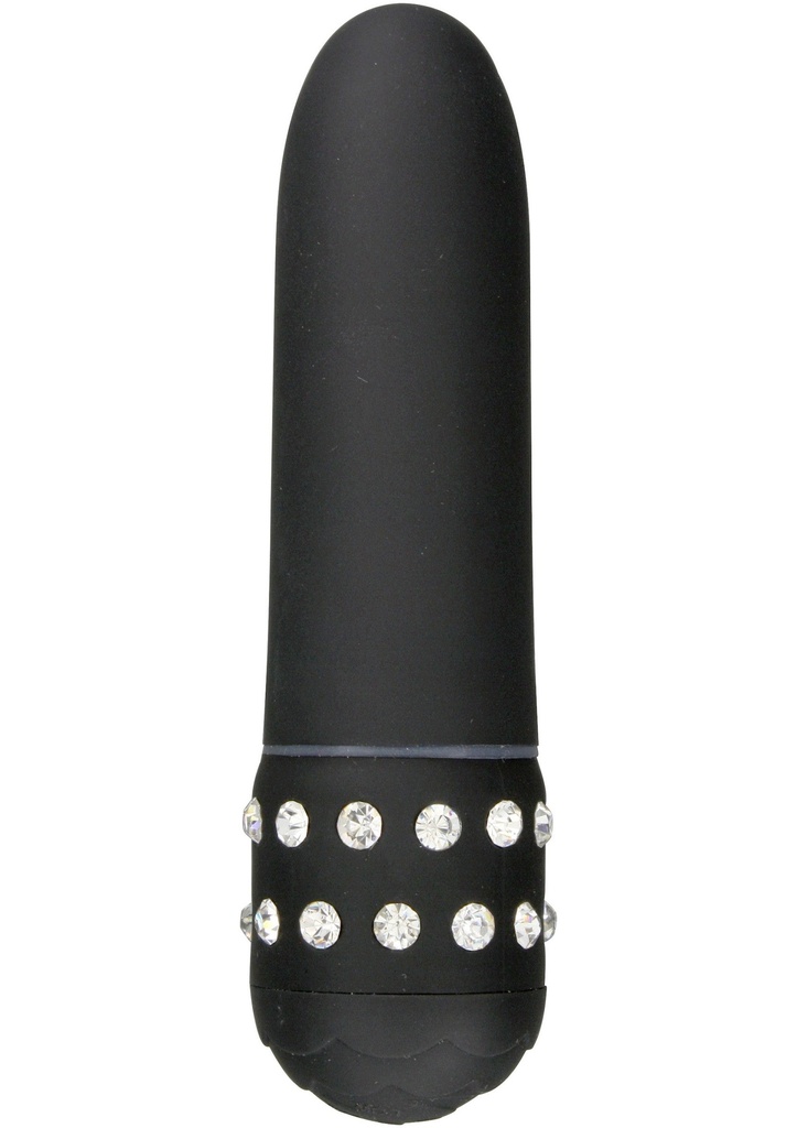[10421-BLACK] Diamond Petit Vibrator