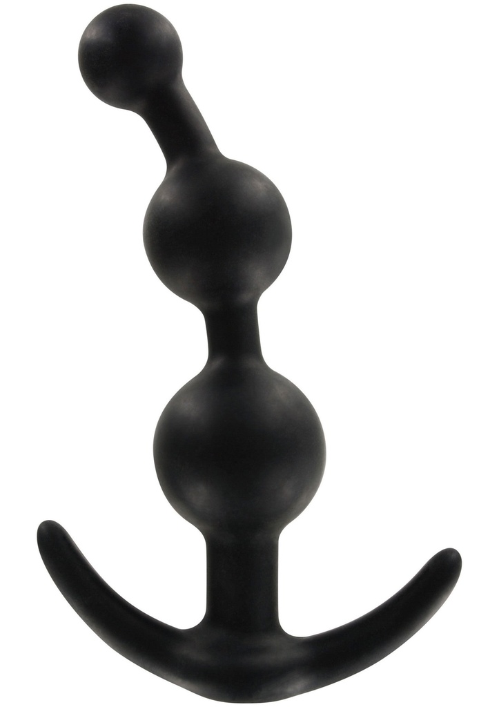 [10284-BLACK] Sweet Sensation Beaded Plug