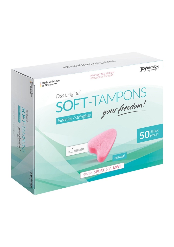 [93530-NATUREL] Soft Tampons Normal (Box of 50)
