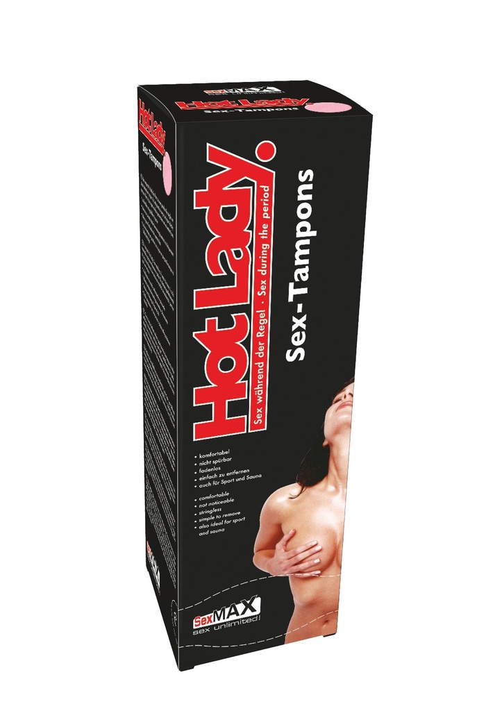 [93536-NATUREL] Hot Lady Sex Tampons (Box of 8)