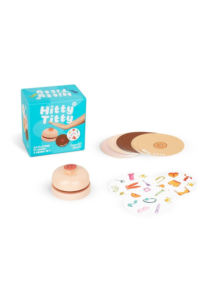 [38568-MULTICOLOR] Hitty Titty Card Game