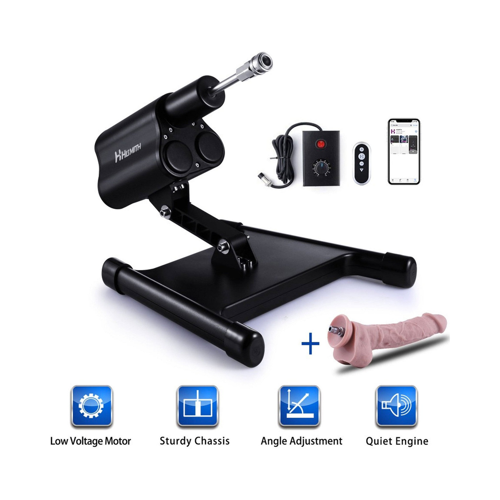 [40005-BLACK] Hismith Pro 3+ Smart App Sex Machine Bundle