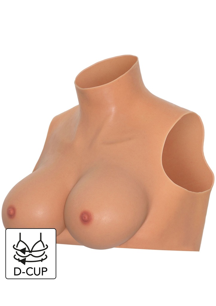 [16983-SKIN] Wearable Breasts Crop Top D Cup