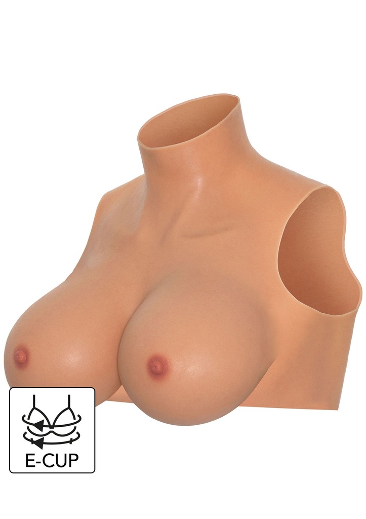 [16984-SKIN] Wearable Breasts Crop Top E Cup