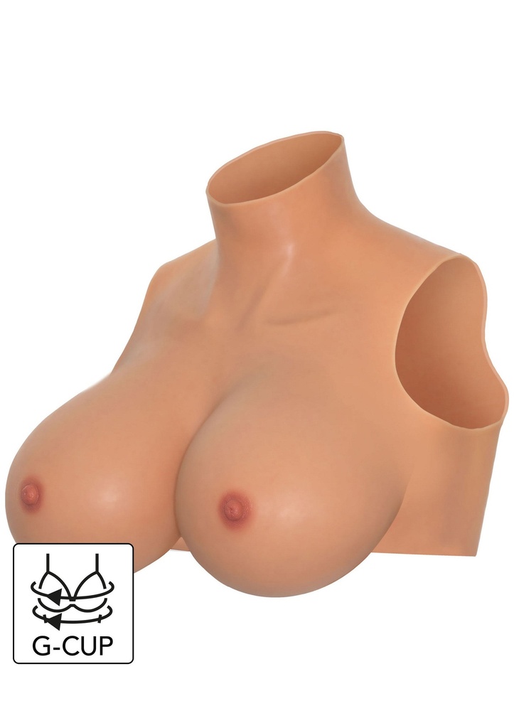 [16985-SKIN] Wearable Breasts Crop Top G Cup