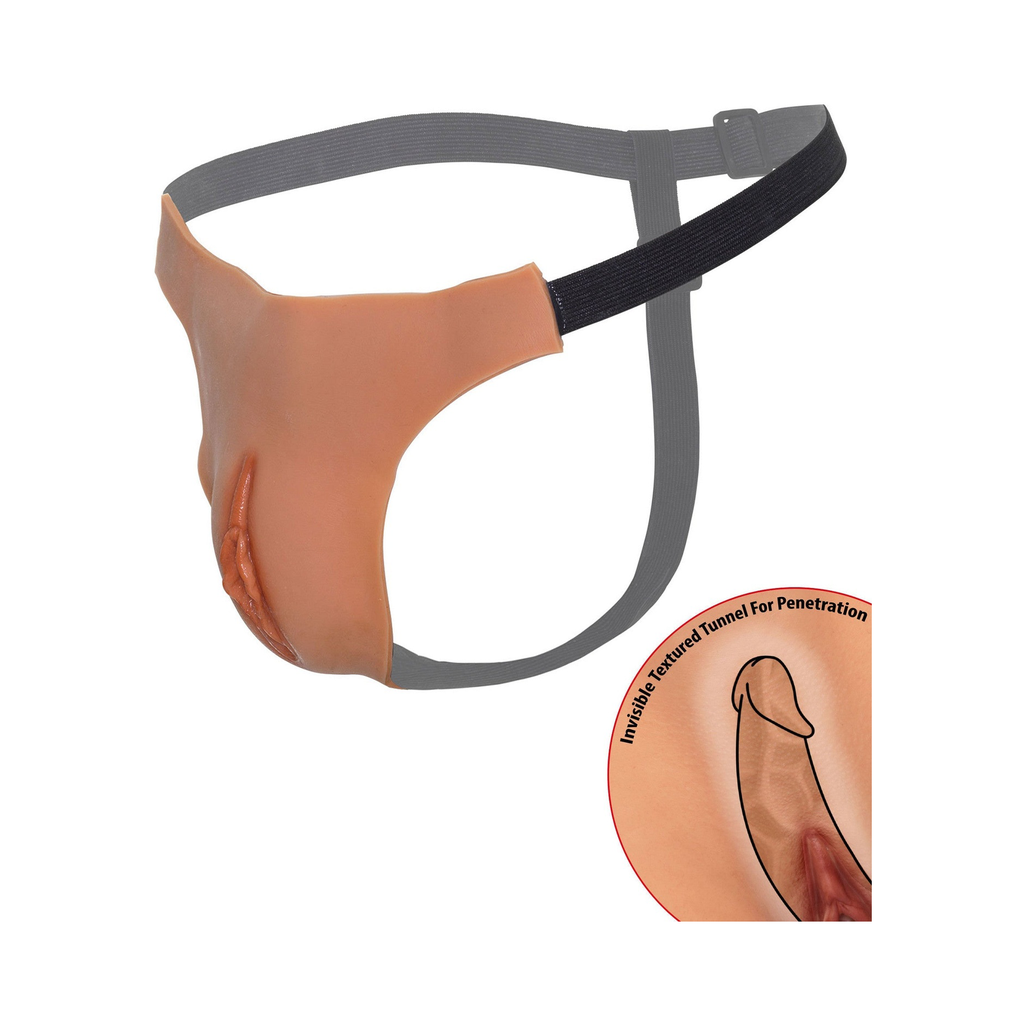 [16988-SKIN] Hidden Desire Open Vagina String