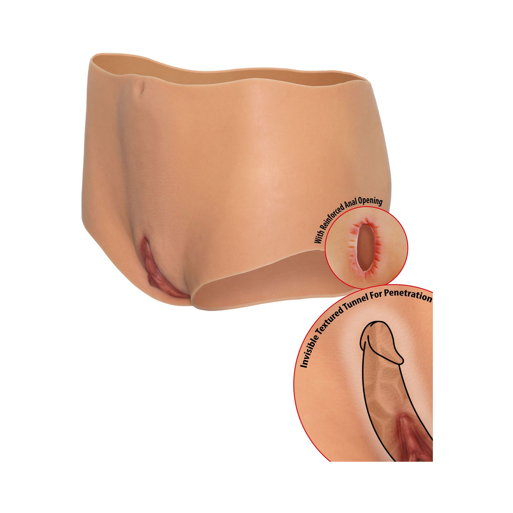[16991-SKIN] Hidden Desire Open Vagina and Ass Brief