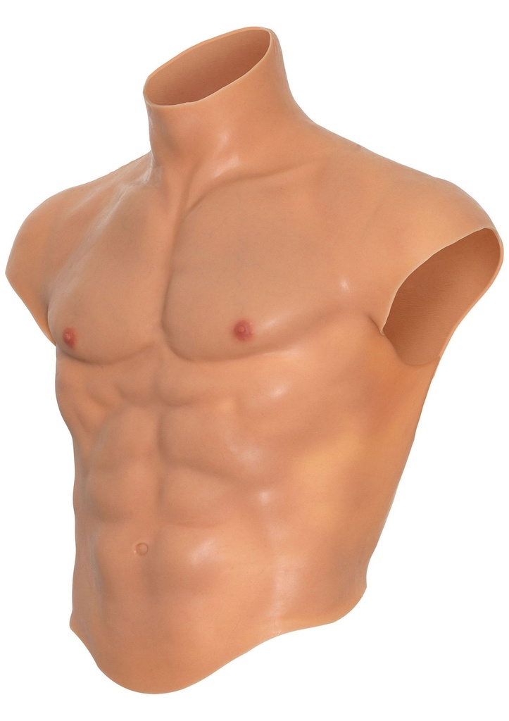 [16992-SKIN] Silicone Torso Pecs and Abs