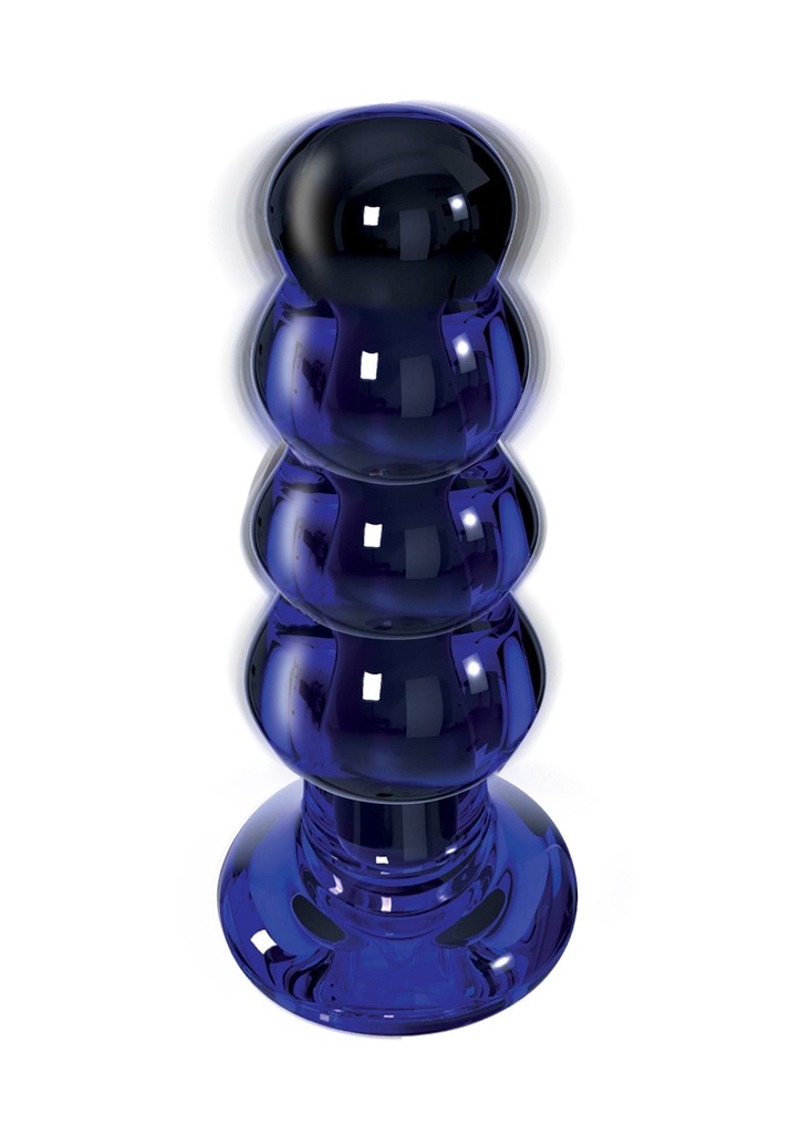 [10217-BLUE] Radiant Vibrating Glass Plug