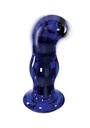 Gleaming Vibrating Glass Plug