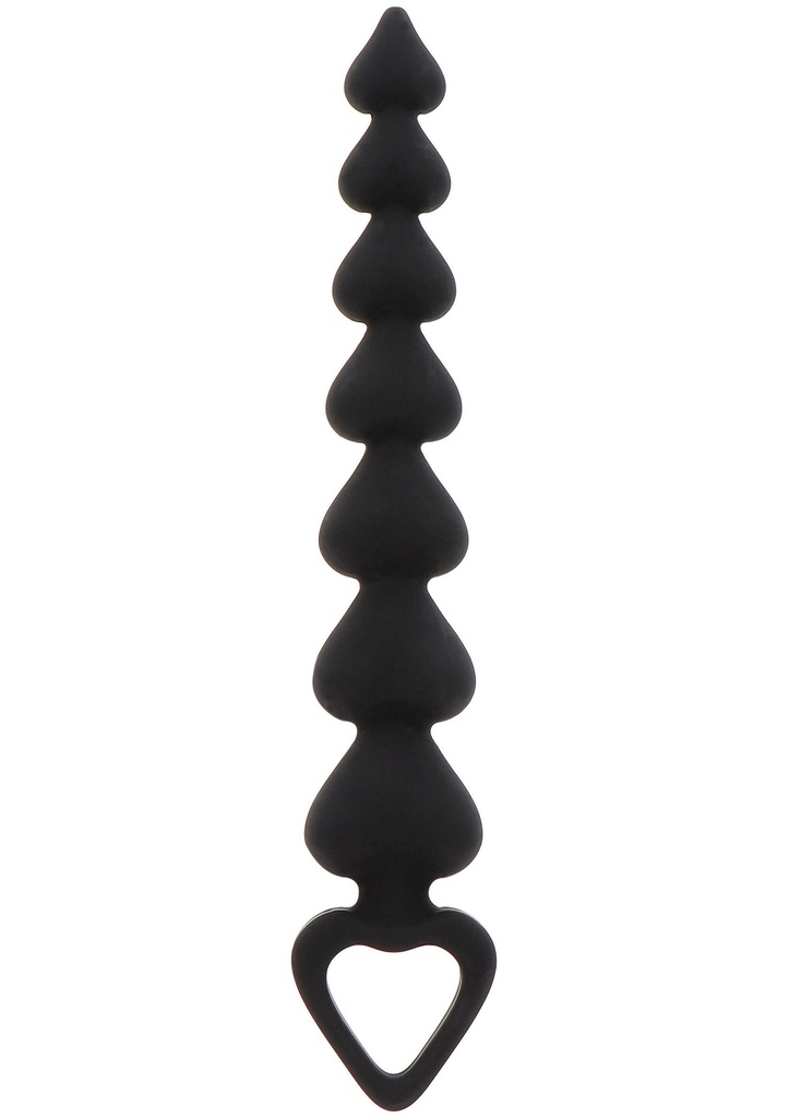 [10299-BLACK] Heart Beads