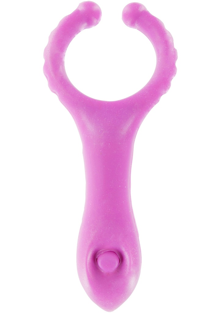 [10311-PURPLE] Vibrating Clit-Stim C-Ring
