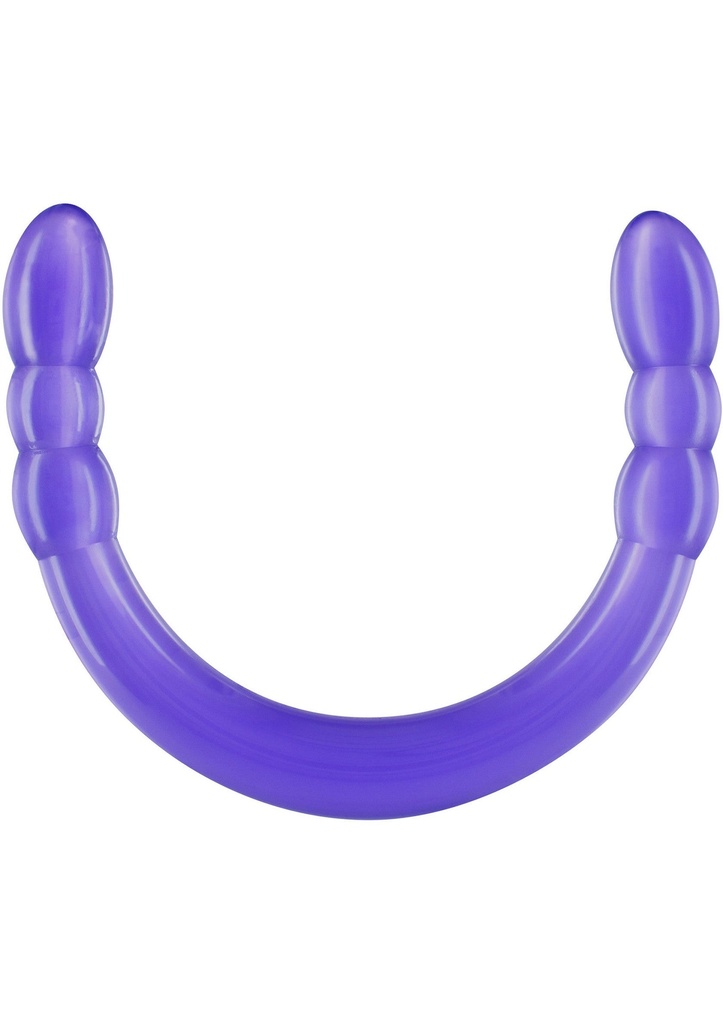 [10345-PURPLE] Double Digger Dong 45 cm