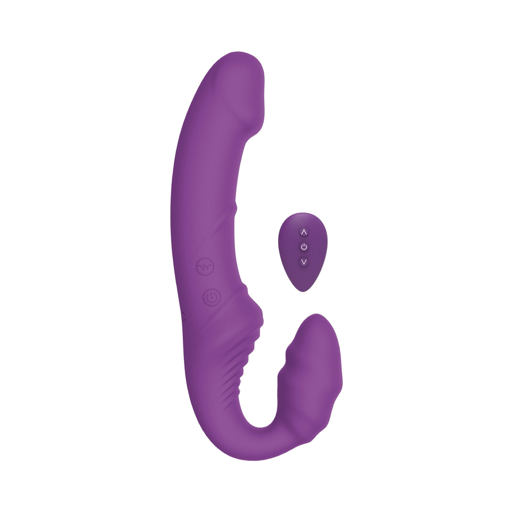 [10369-PURPLE] ToyJoy Nymphea Strapless Strapon