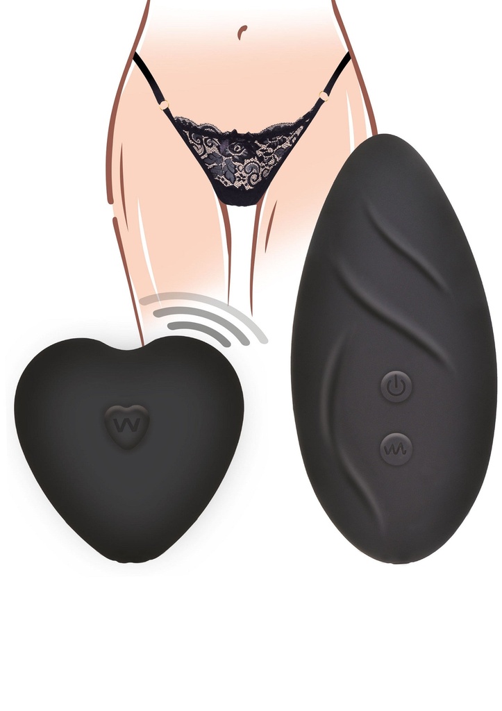 [10399-BLACK] Angel Panty Vibrator