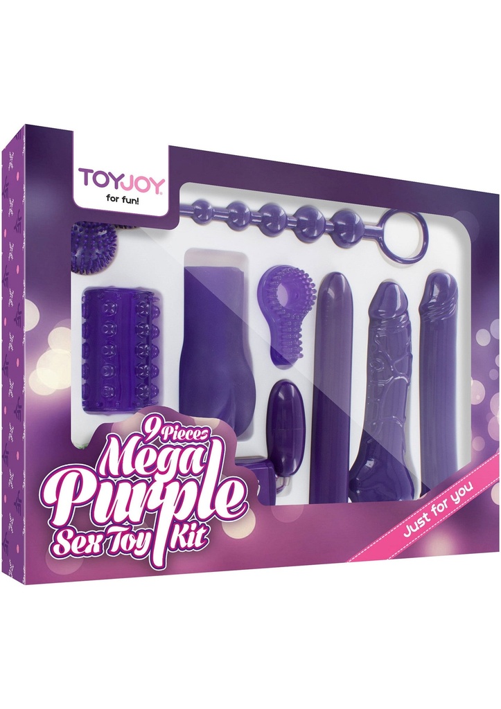 [10439-PURPLE] Mega Sex Toy Kit