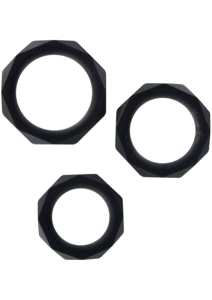 [10453-BLACK] Power Halo C-Ring Set