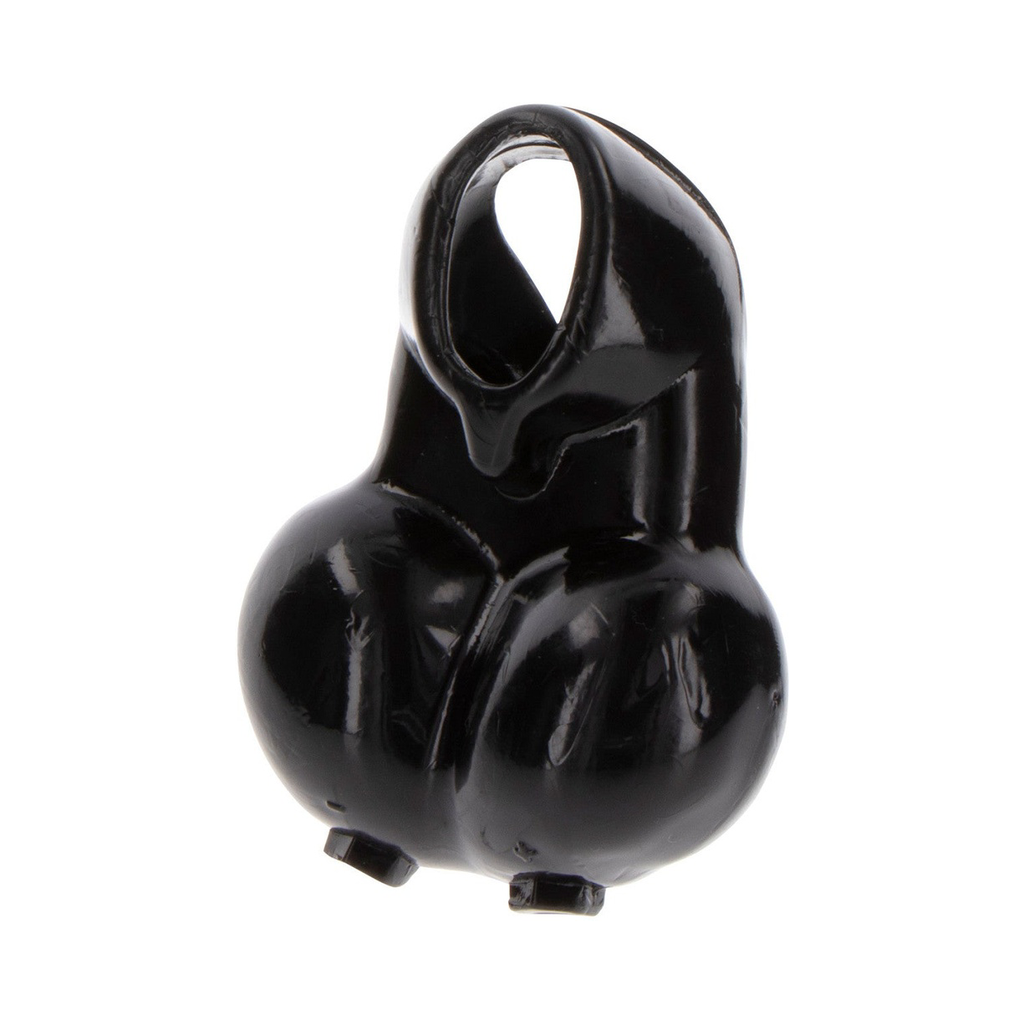 [10472-BLACK] ToyJoy Penis Ring with Scrotum Holder