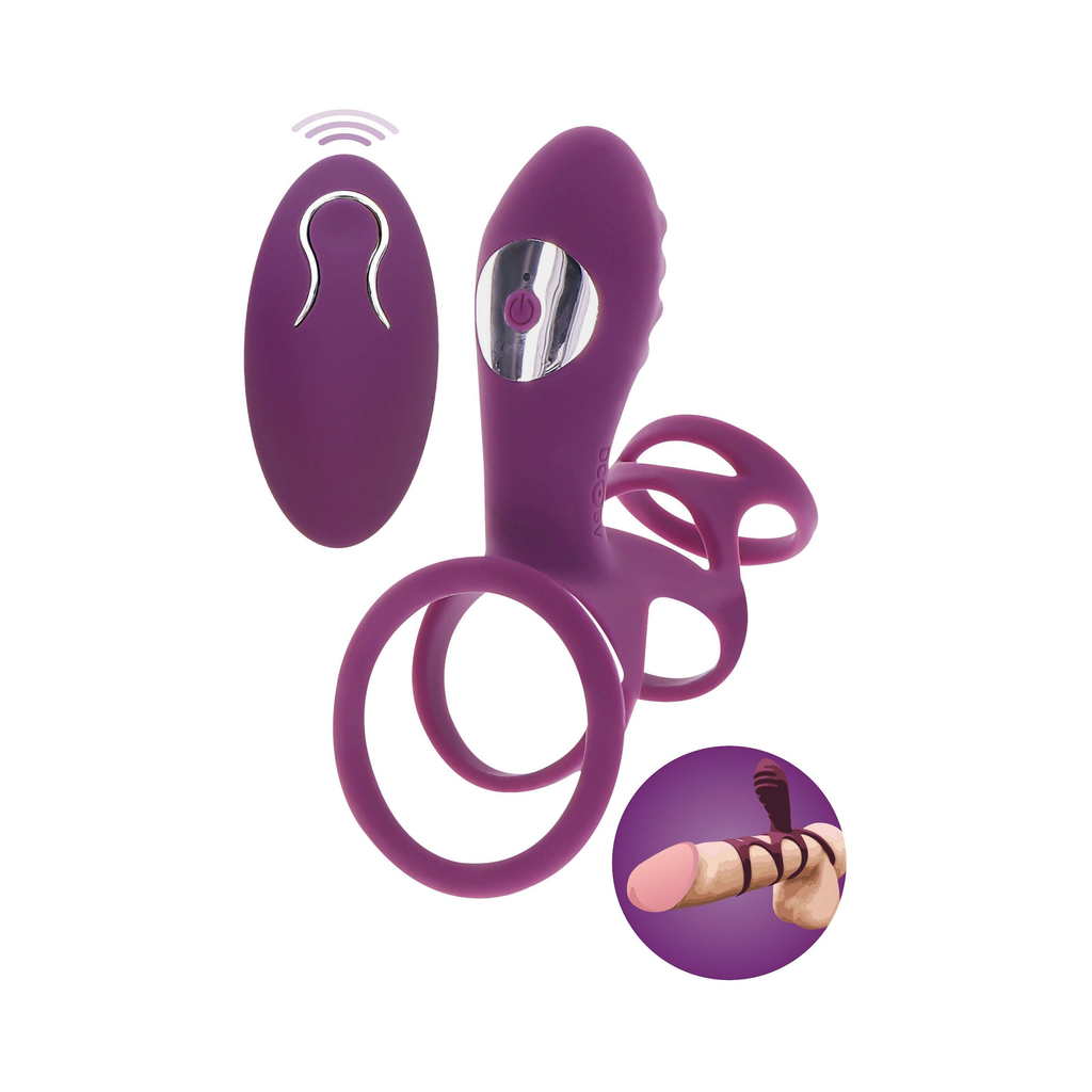[10667-PURPLE] ToyJoy Halo Halo C-Ring Sleeve