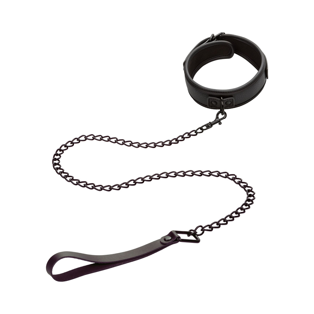 [11932-BLACK] CalExotics Nocturnal Collar & Leash