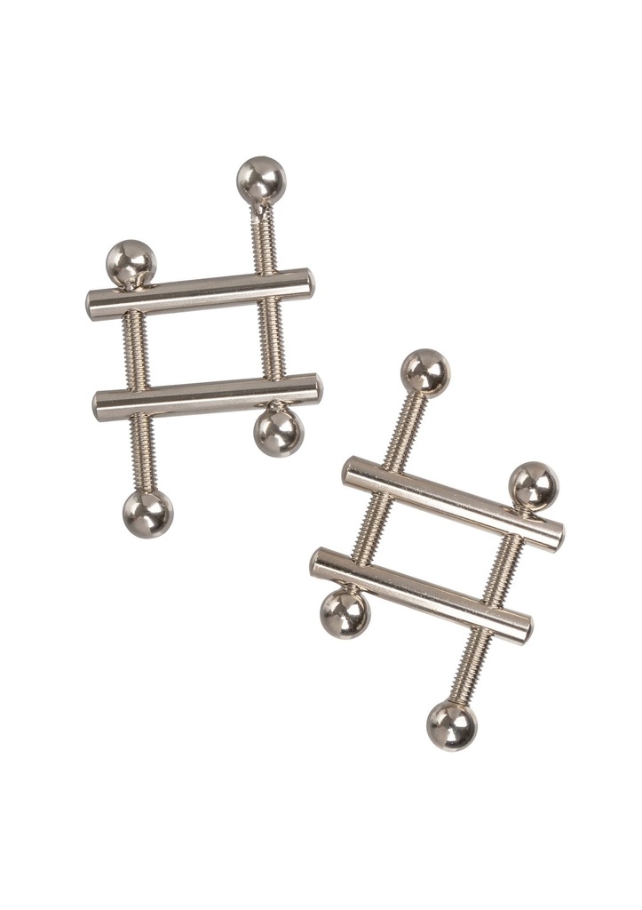[12915-SILVER] Crossbar Nipple Vices