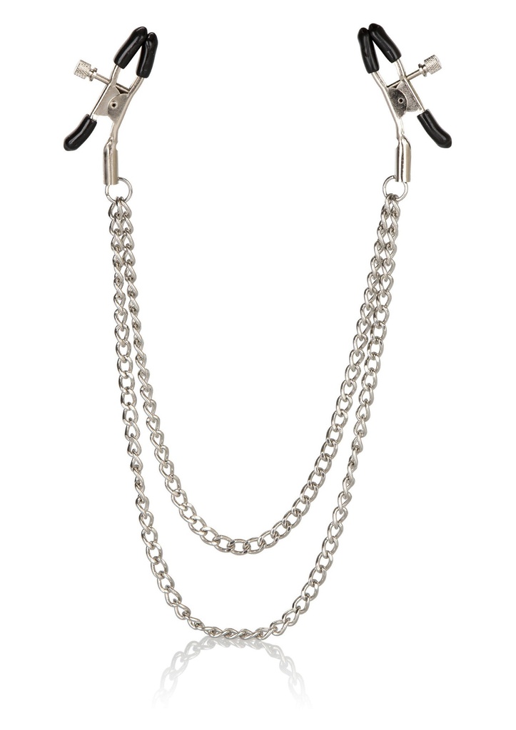 [12923-SILVER] Tiered Nipple Clamps