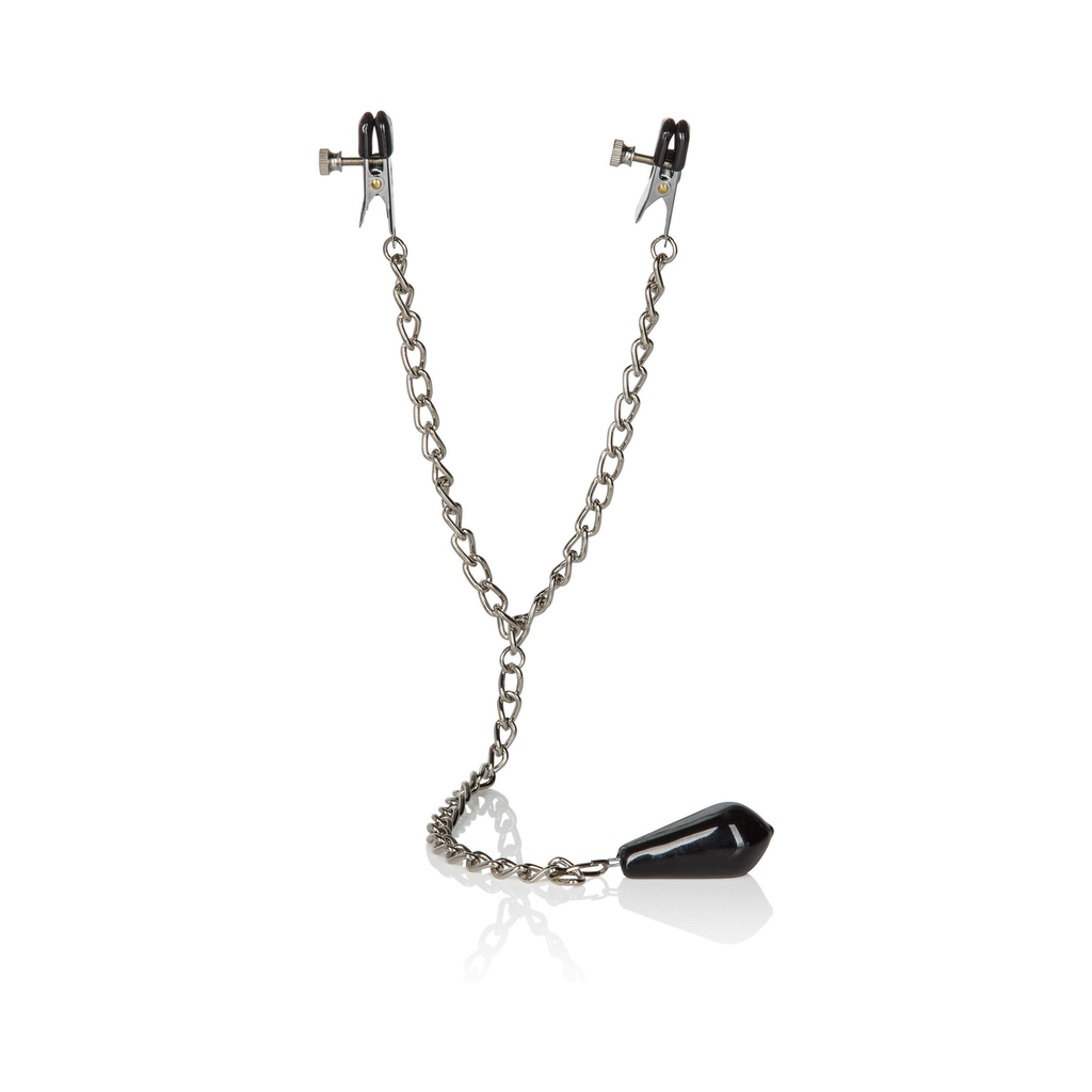 [12925-SILVER] CalExotics Weighted Nipple Clamps