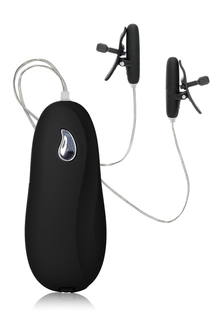 [12931-BLACK] Vibrating Heated Nipple Teaser