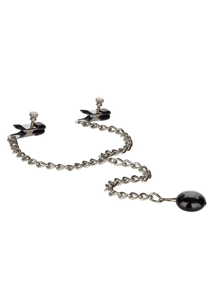 [12958-SILVER] Weighted Disc Nipple Clamps