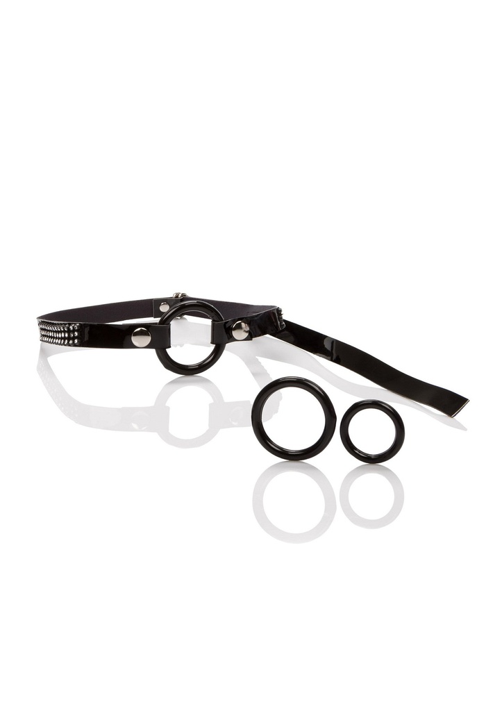 [12960-BLACK] Open Ring Gag