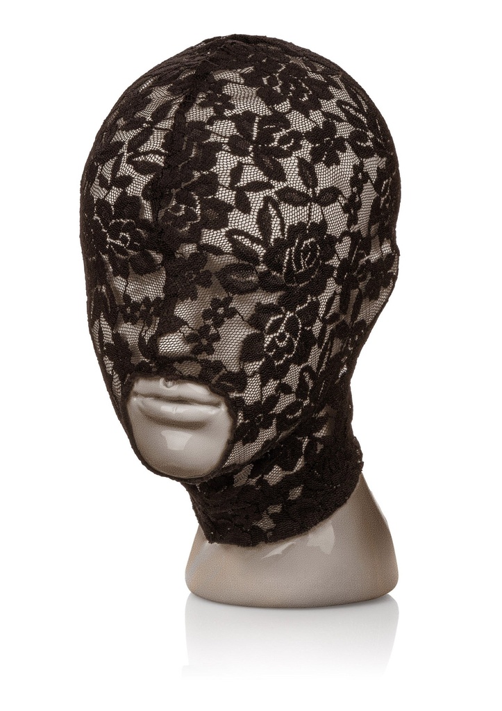 [12985-BLACK] Scandal Lace Hood