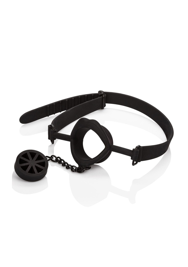 [12988-BLACK] Scandal Silicone Stopper Gag