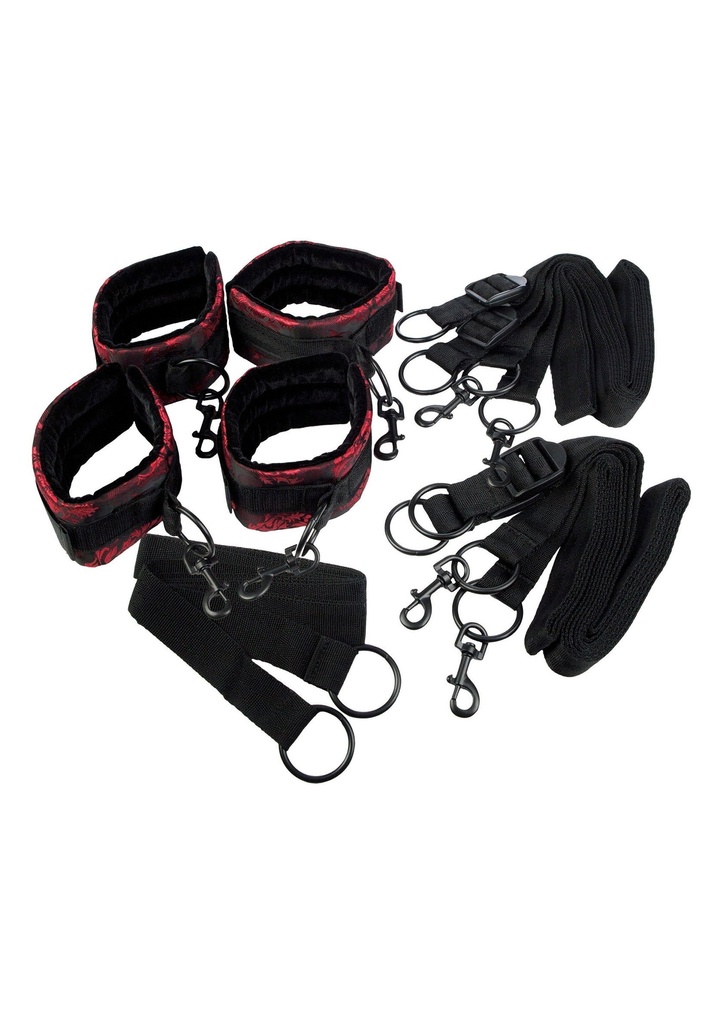 [13020-BLACK] Scandal Bed Restraints