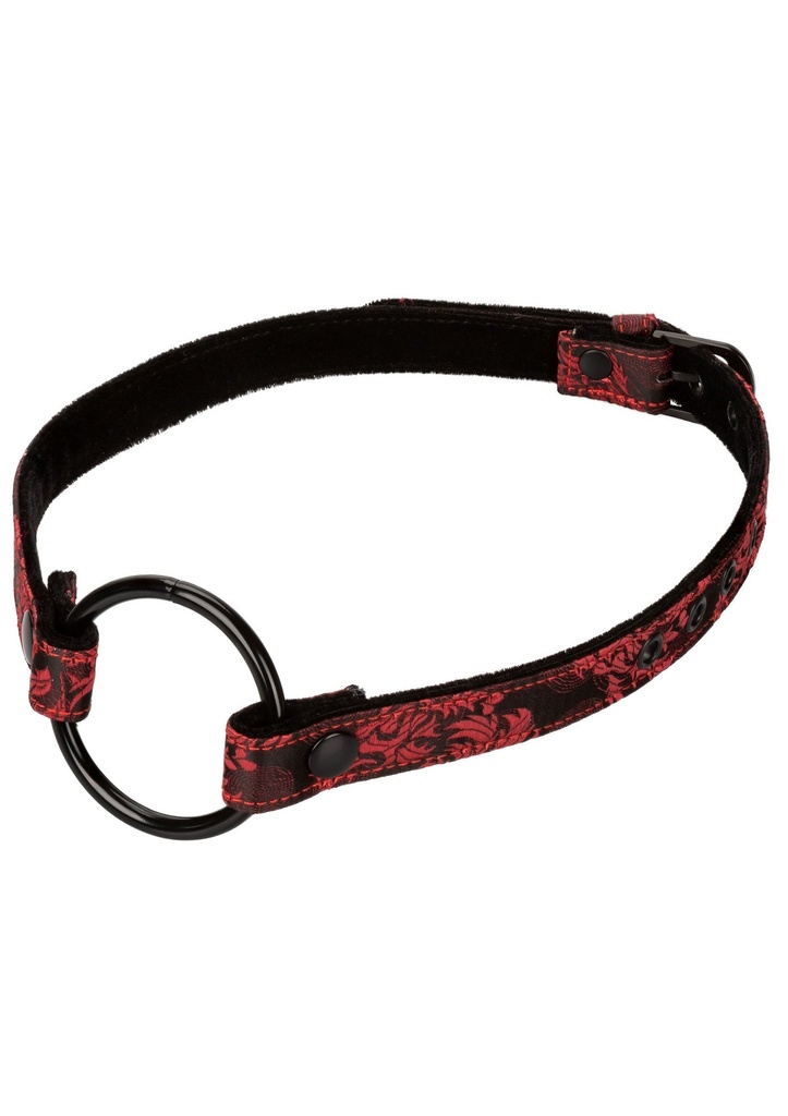 [13034-BLACK] Scandal Wide Open Mouth Gag