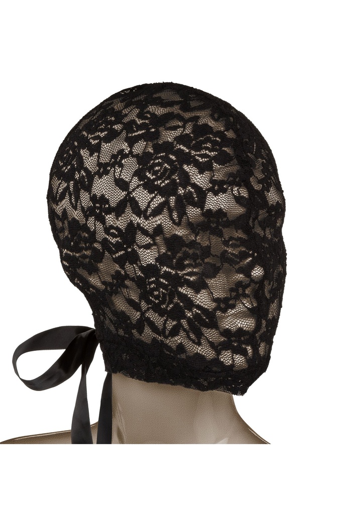 [13041-BLACK] Scandal Corset Lace Hood